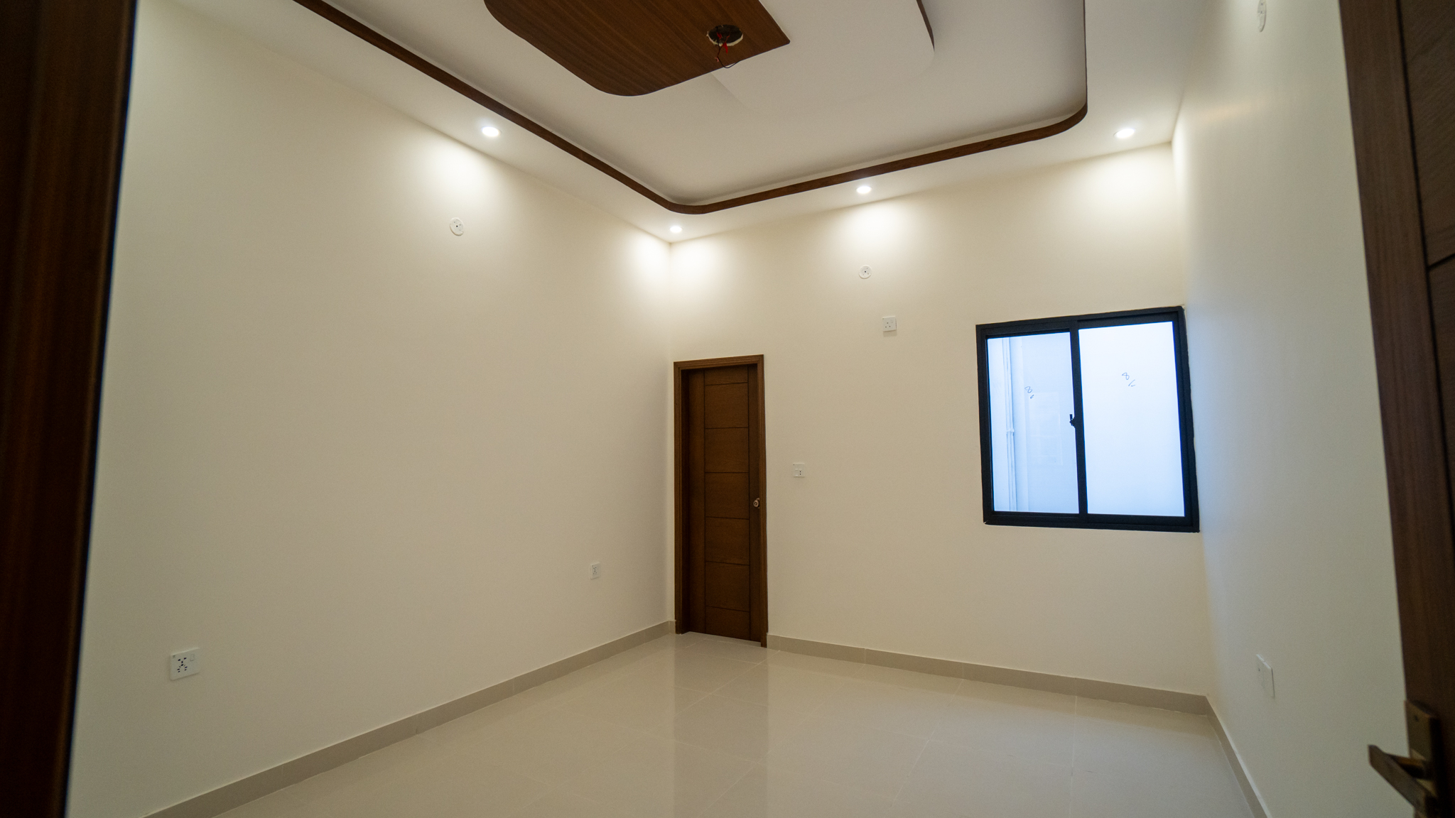 Villas exterior shaded by mature trees